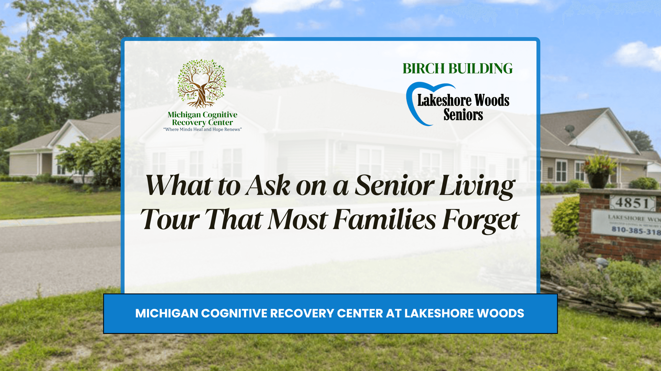 What to Ask on a Senior Living Tour That Most Families Forget